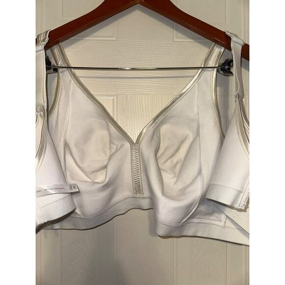 Lane Bryant Cacique Cotton Lightly Lined No-Wire Full Coverage Bra Sz 48D White - Picture 15 of 15